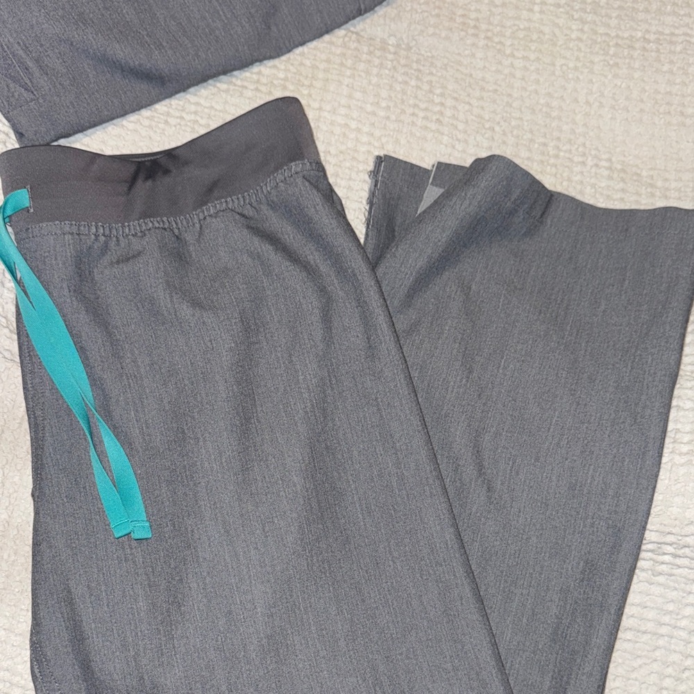 Figs Livingston Size M Pants Heather Denim